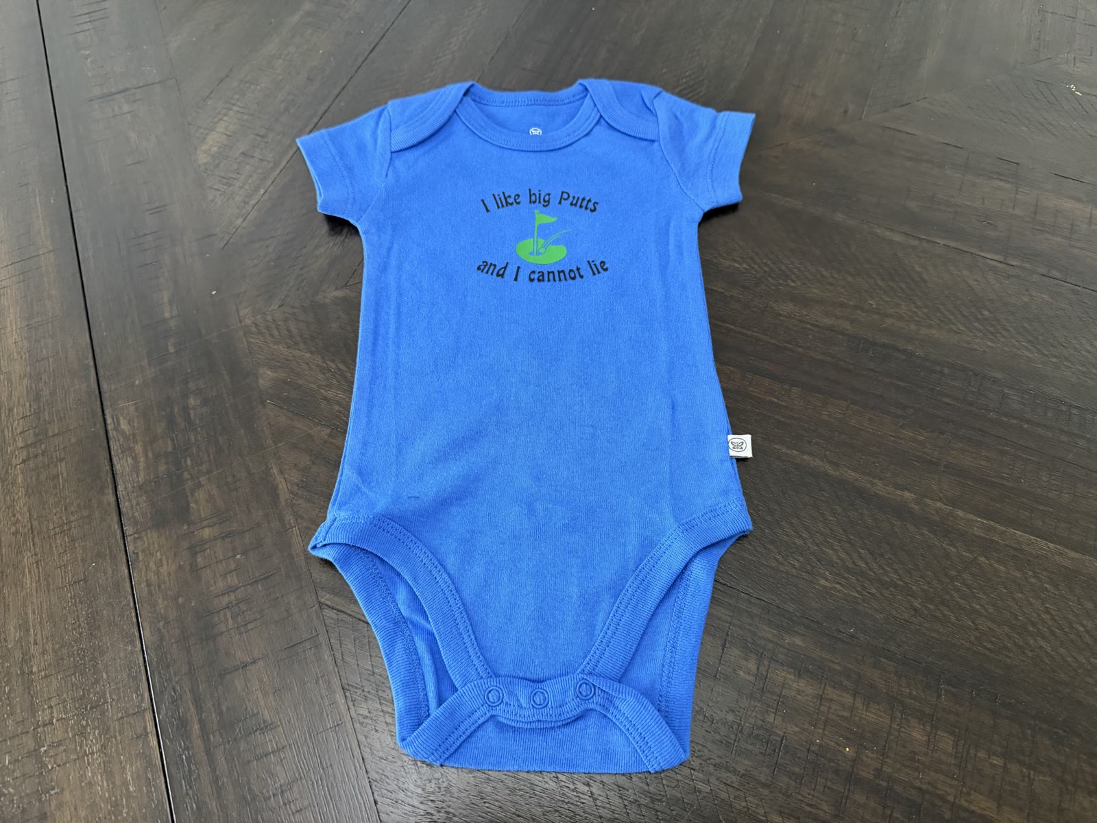 “I Like Big Putts” onesie