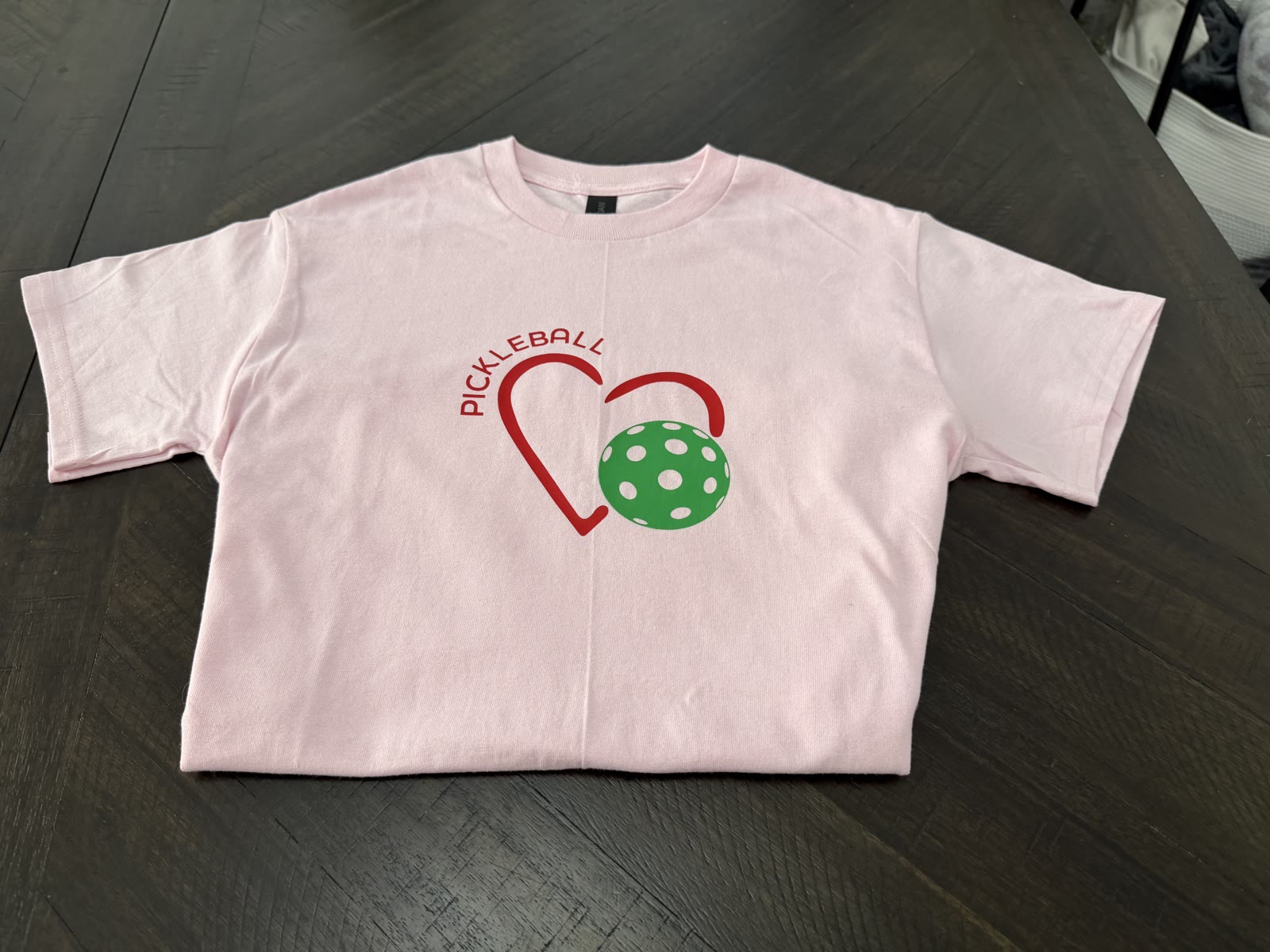 Pickleball heart tee
