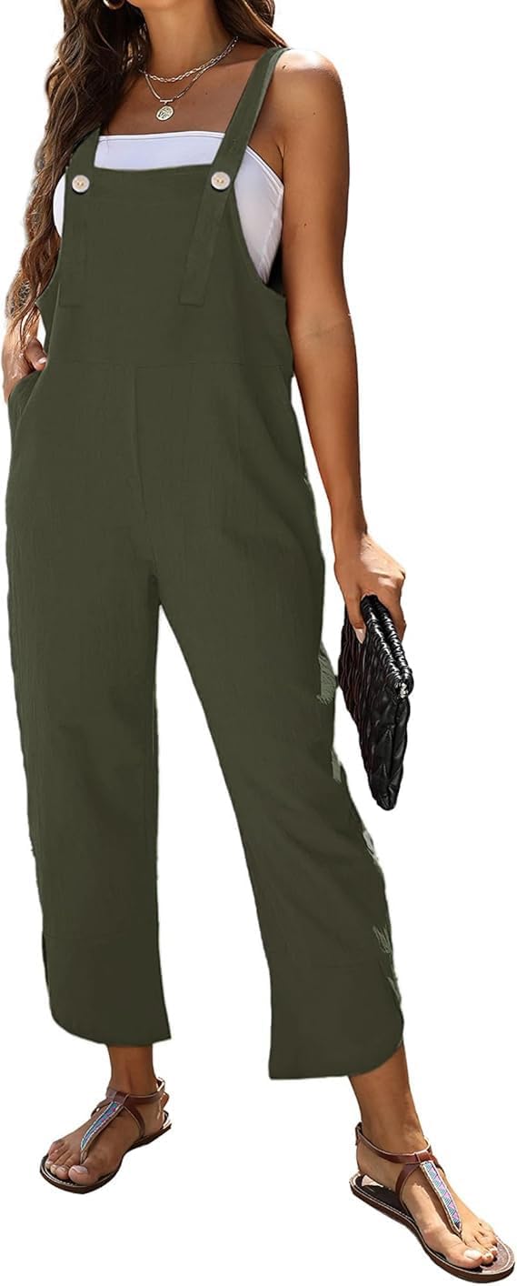 Cotton-Linen Overalls