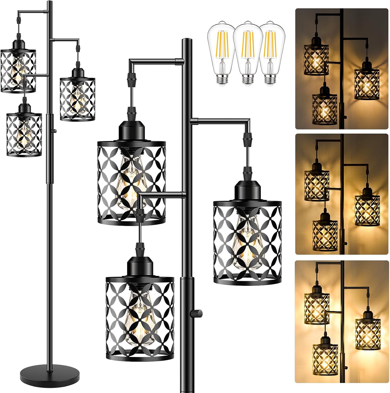 Farmhouse Dimmable Floor Lamp