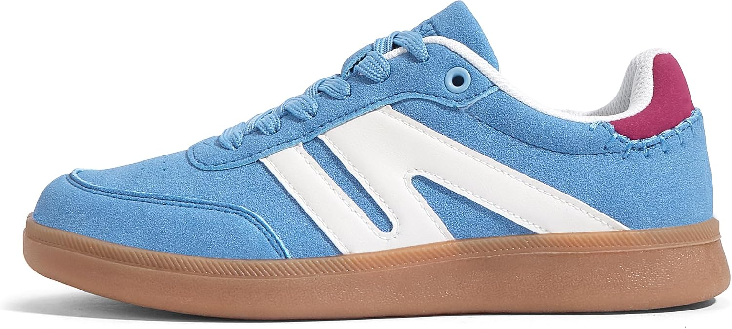 Retro Gum-Sole Leather Sneakers