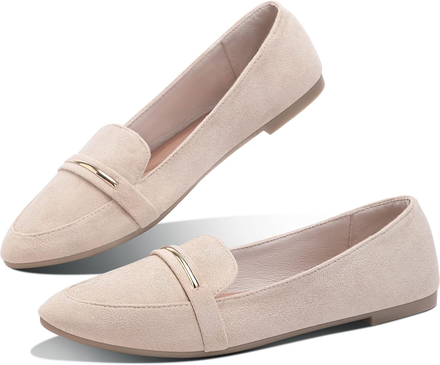 Pointy-Toe Penny Loafers