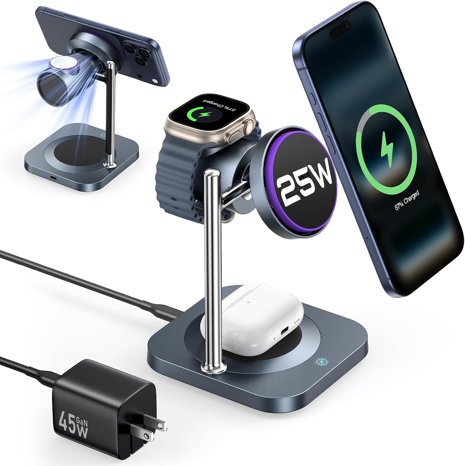 3-in-1 Wireless Charging Station