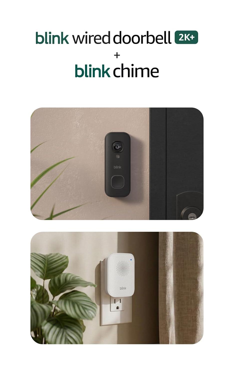 Blink 2K Video Doorbell with Chime - photo 1 of 4