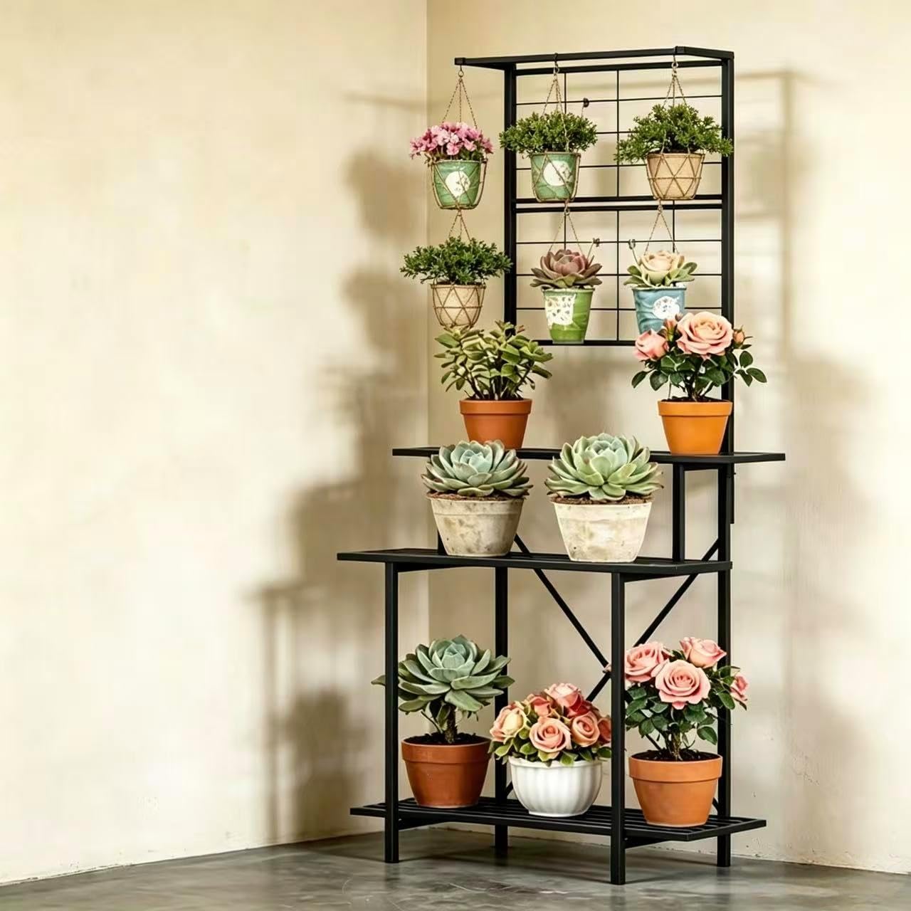 Multi-Tier Hanging Plant Stand